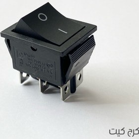 تصویر کلید راکر بزرگ دو حالته 4پایه ON/OFF -KCD2 