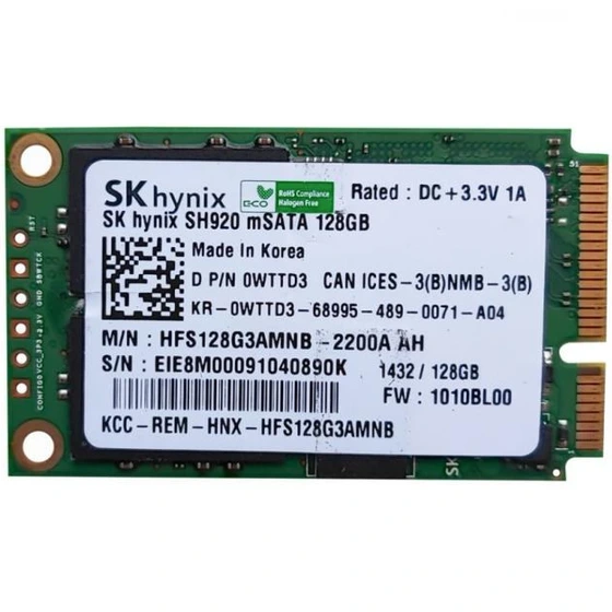 خرید و قیمت حافظه SSD M-SATA برند SK hynix مدل SH920 ظرفیت 128 - Main Image