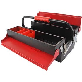 تصویر جعبه ابزار فلزی 40 سانت 2 طبقه آروا مدل 4705 ا ARVA 4705 tool box ARVA 4705 tool box