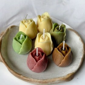 تصویر شمع لاله - قرمز 