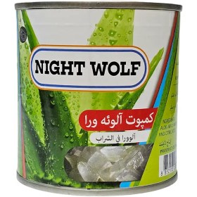 تصویر کمپوت آلوِئه ورا نايت ولف قوطی 425 گرم NIGHT WOLF مدل Aloevera Night Wolf Aloevera 425gr