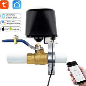 تصویر شیربرقی هوشمند MOES مدل WV-LZ-EU-BK-MS 