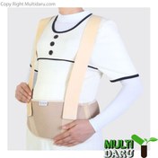 تصویر شکم بند بارداری طب و صنعت کد 61200 با پارچه سه بعدی سایز S 