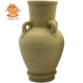 تصویر کوزه سفالی مدل چهار قفله ارتفاع ۱۳ سانتی متر 