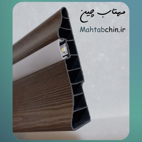 تصویر قرنیز led دار پی وی سی (نور از جلو، روکار) کد CL-7 