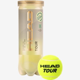 تصویر توپ تنیس هد مدل تور TOUR - یک کارتن 3 عددی ا HEAD TOUR TENNIS BALL | 570704 | 570703 HEAD TOUR TENNIS BALL | 570704 | 570703