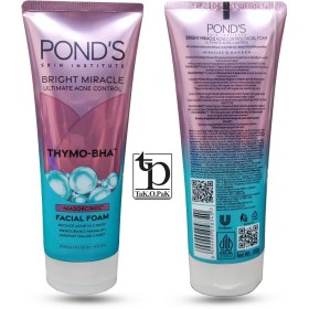 تصویر فوم شوینده ضدجوش و روشن‌کننده پوندز Ponds Thymo-BHA | تک و پک 