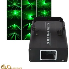 تصویر لیزرشو تک کانال سبز رنگ 