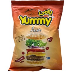 تصویر چیپس بزرگ چیزبرگر یامی yummy 