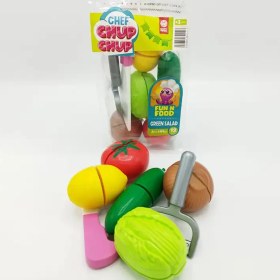 تصویر ست میوه و سبزیجات برشی کد ۳۰۳۲ 