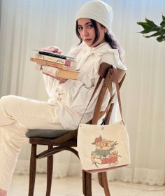 تصویر توت بگ کتاب ها BOOKS tote bag