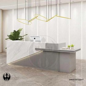 تصویر میز کانتر و پذیرش مدل p307 