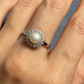 تصویر انگشتر نقره کد mo1 