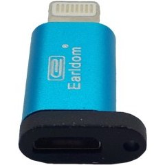 تصویر تبدیل Micro USB به لایتنینگ Earldom 
