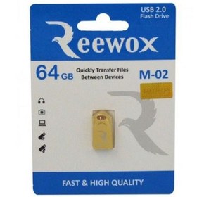 تصویر فلش مموری ریووکس مدل M-02 ظرفیت 64 گیگابایت Reewox Flash Memory 64GB Model M02