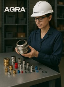 تصویر گلند فلزی PG16 