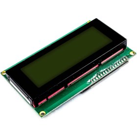 تصویر LCD کاراکتری 4×20 بک لایت آبی 4×20 character lcd with backlight blue