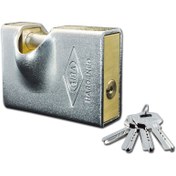 تصویر قفل کتابی گیرا Gira950 95mm کد 020 Gira 950 020 Padlock