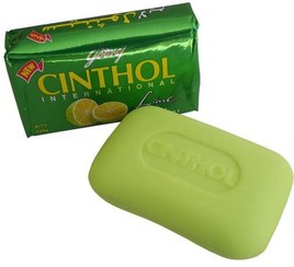 تصویر صابون سینثول مدل لیمو وزن ۱۲۵ گرم ضد لک و شفاف کننده 