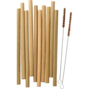 تصویر نی نوشیدنی بامبو ایکیا مدل OKUVLIG کد 004.606.19 بسته 12 عددی 