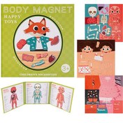 تصویر پازل آناتومی بدن کتابی مگنتی 