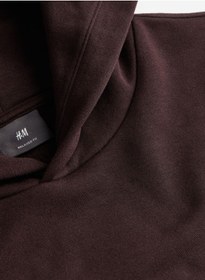 تصویر هودی راحت با چاپ متنی برند H&M Text Print Relaxed Fit Hoodie