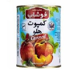 تصویر کمپوت هلو 350 گرم خوشاب (24ع) 