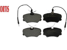 تصویر لنت ترمز جلو سمند EF7 برند آفورتیس (اصلی) 