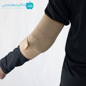 تصویر آرنج بند نئوپرن سماطب مشکی سایز ا Sama-teb neoprene elbow support size XL Sama-teb neoprene elbow support size XL