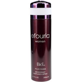 تصویر اسپری بدن زنانه بیو استار مدل efouria حجم 200 میلی لیتر biostar women's body spray model efouria volume 200 ml