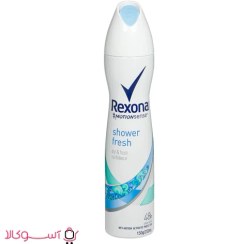 تصویر اسپری زنانه رکسونا شاور فرش 48 ساعته حجم 200 میل Rexona shower fresh 48h for women Spray 200ml