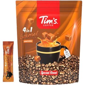 تصویر کافی میکس کاراملی تیمز بسته ۲۰ عددی 