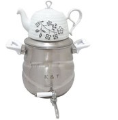 تصویر ست کتری و قوری کی اند تی مدل 1022 K and T 1022 Kettle and Teapot set