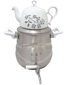 تصویر ست کتری و قوری کی اند تی مدل 1022 K and T 1022 Kettle and Teapot set