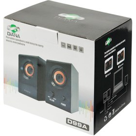 تصویر اسپیکر دو تکه Diana D99A Diana D99A Desktop Speaker