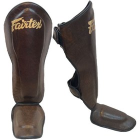 تصویر ساق روپایی اسپارینگ چرم طبیعی طرح FAIRTEX 