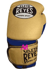 تصویر دستکش بوکس ریس زرد-کپی| حرفه ای 