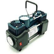 تصویر پمپ باد فندکی باس دو سیلندر با لوازم مدل B-co 