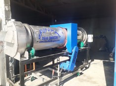 تصویر دستگاه خشک کن دوار (روتاری درایر) 