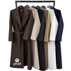 تصویر مانتو بلند یقه بلیزر کد 3700 