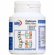 تصویر قرص کلسیم 600 یوروویتال بسته 50 عددی CALCIUM D 600