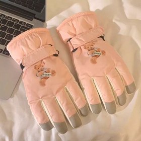 تصویر دستکش کاپشنی تدی داخل پشمی 