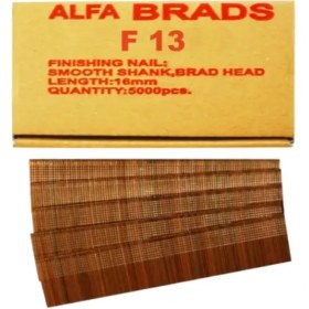 تصویر میخ شانه ای اسکا F13 بسته 5000 عددی آلفا بردس ALFA BRADS 