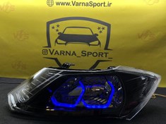 تصویر چراغ جلو اسپرت ساینا و کوئیک طرح i8 ا Saina sports headlight and Quick i8 blue design