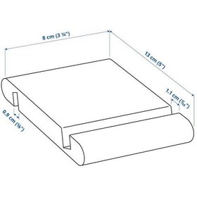 تصویر هولدر موبايل چوبي ایکیا مدل BERGENES 
