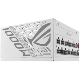 تصویر منبع تغذیه کامپیوتر ایسوس مدل ROG Strix White 80 Plus Platinum توان 1000 وات ASUS ROG Strix White 80 Plus Platinum 1000W Computer Power Supply