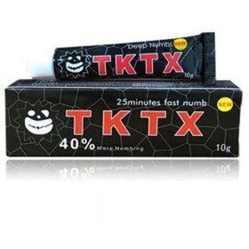 تصویر کرم بی حسی Tktx مشکی tktx numbing cream black 