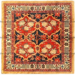 تصویر پوشت (دستمال جیب) فرش رز 