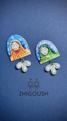 تصویر گل سینه محبوبه - آبی 