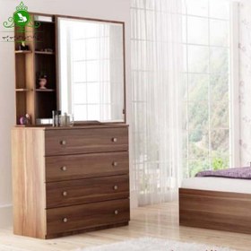 تصویر تخت خواب دونفره مدل چوب لمسه سایز 160*200 سانتی متر 